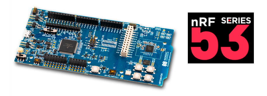nRF5340-PDK - отладочная плата для нового поколения систем на кристалле nRF53, 2x Cortex-M33 + BLE 5.1, BLE Mesh, Thread, Zigbee