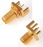 SMA Jack PCB edge mount (MCI-7845C)