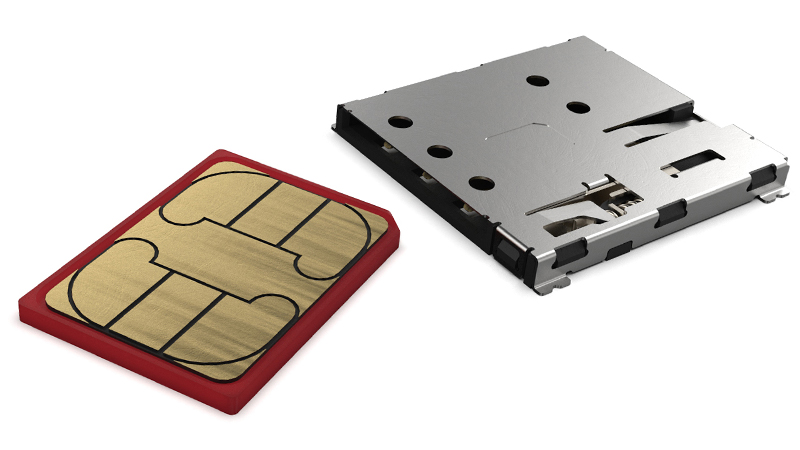 Держатель nano SIM карты push-push