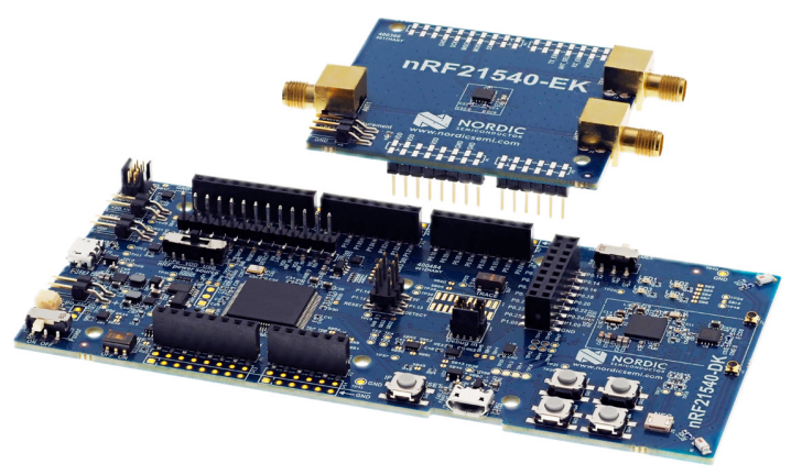 Увеличение дальности Bluetooth LE до 10 раз: Nordic Semiconductor представила новую версию отладочной платы радиочастотного усилителя nRF21540 Development Bundle